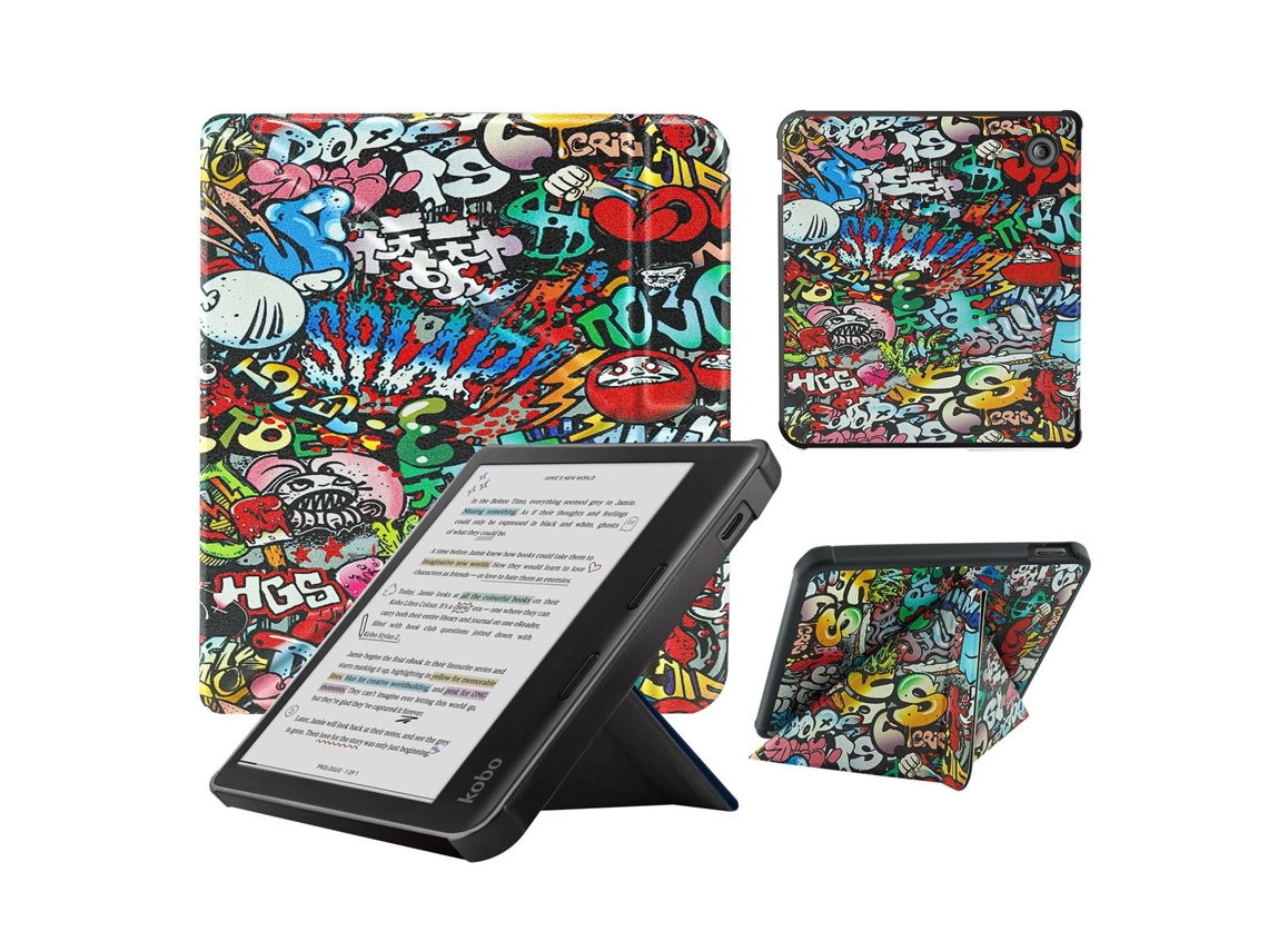 Elysve Capa Protetora Para Kobo Libra 2, Compatível Com Hibernação Automática Grafite