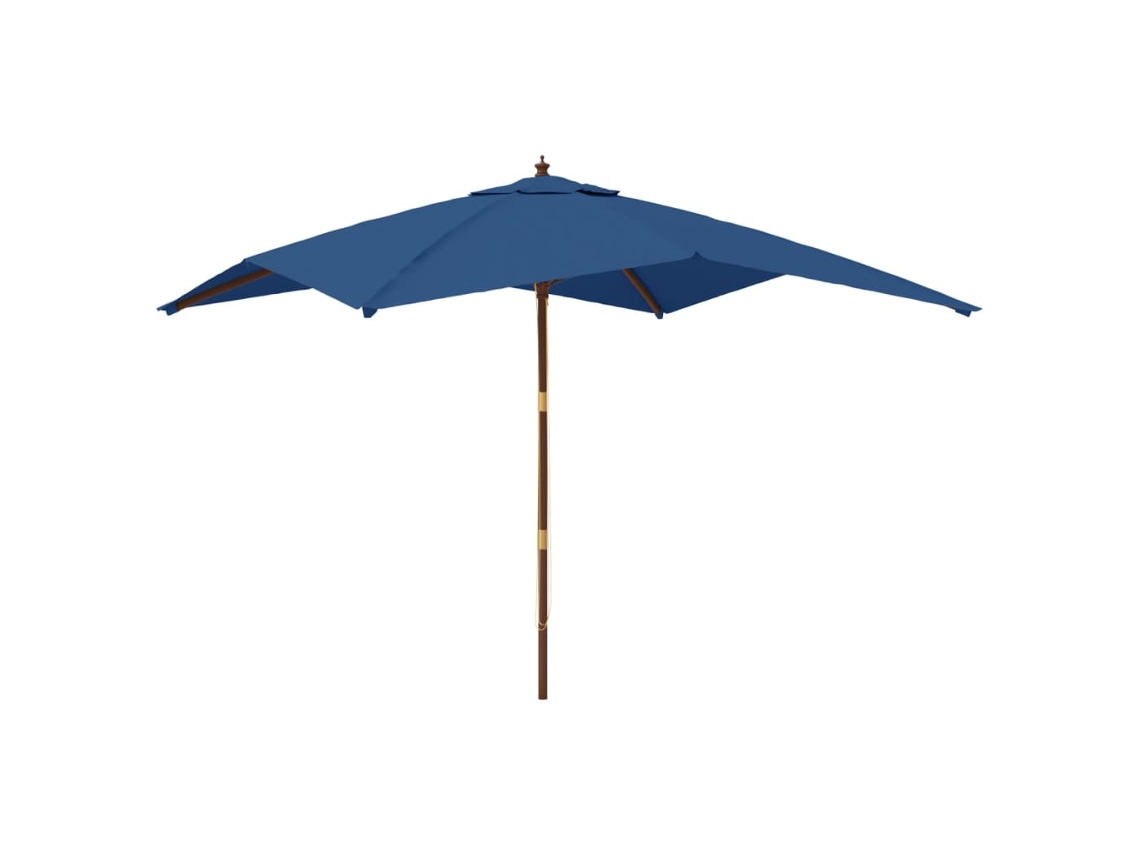 Garden Parasol, Garden Parasols Vidaxl Azul Madeira (n/a)
