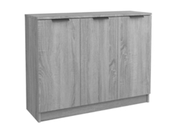 Sideboard, Sideboards Vidaxl Cinzeto Madeira Processada (n/a)