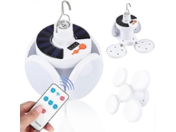 Rebe-linterna De Campaña Solar Com Controle Remoto, Resistente À Água Ip65, Recarregável 1200ma, 5 Modos, Carregador Usb Portátil Para Camping