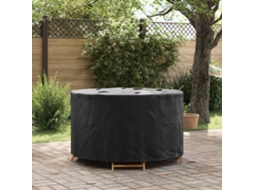 Vidaxl Capa Para Móveis 128 X 128 X 71 Cm Tecido Oxford 210d Redondo