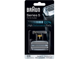 Lâmina de Máquina de Barbear BRAUN Series 5 360º