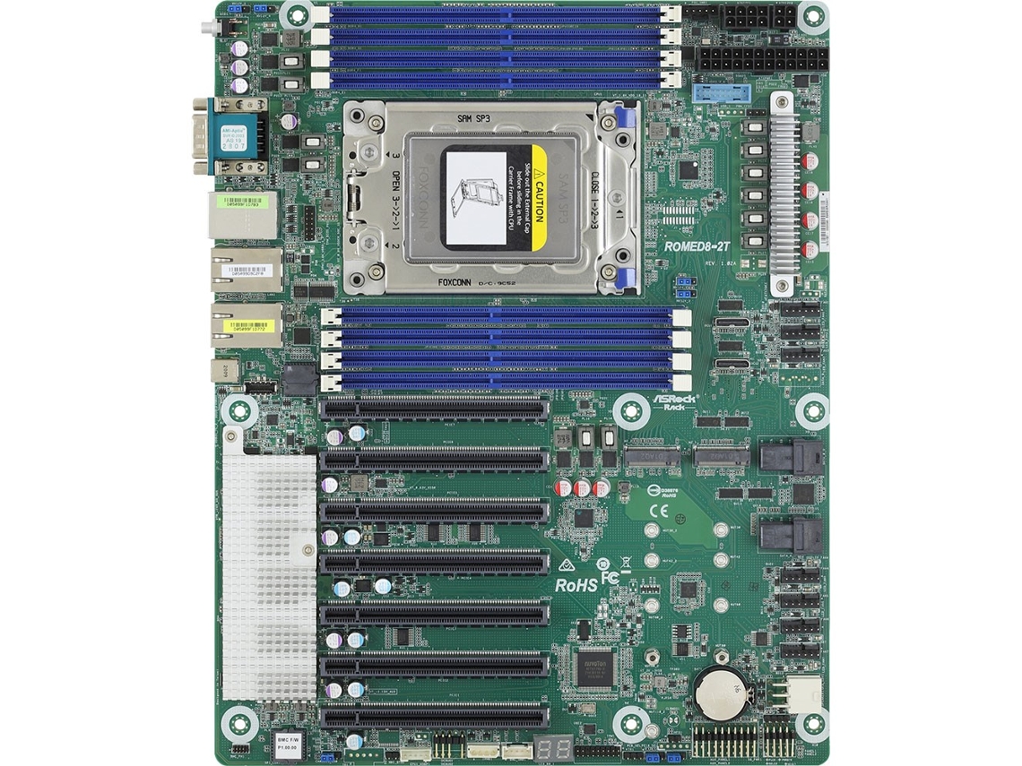 Placa Base Romed8 2T LGA 4094 ATX Asrock
