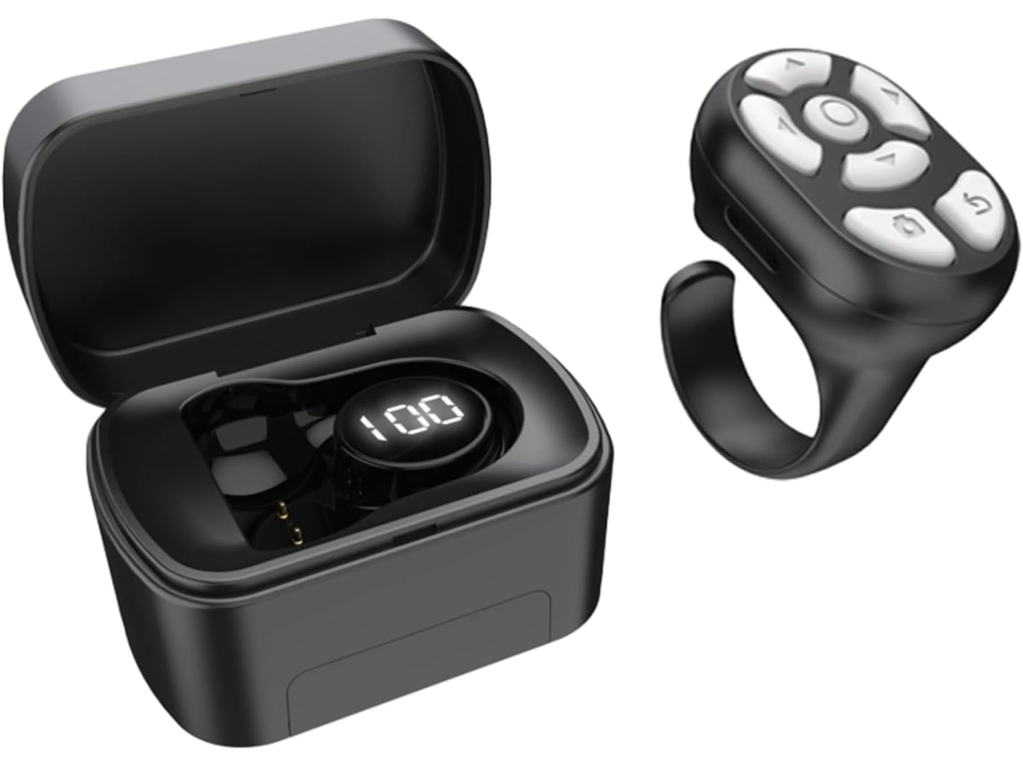 Controle Remoto Bluetooth Para Virar A Página, Novo Anel De Rolagem Para Câmera, Gravação De Vídeo, Botão De Selfie, Controle Remoto Slowmoose