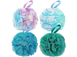 Esponja Loofah Exfoliante Corporal Bola Chuveiro 75g Malha
