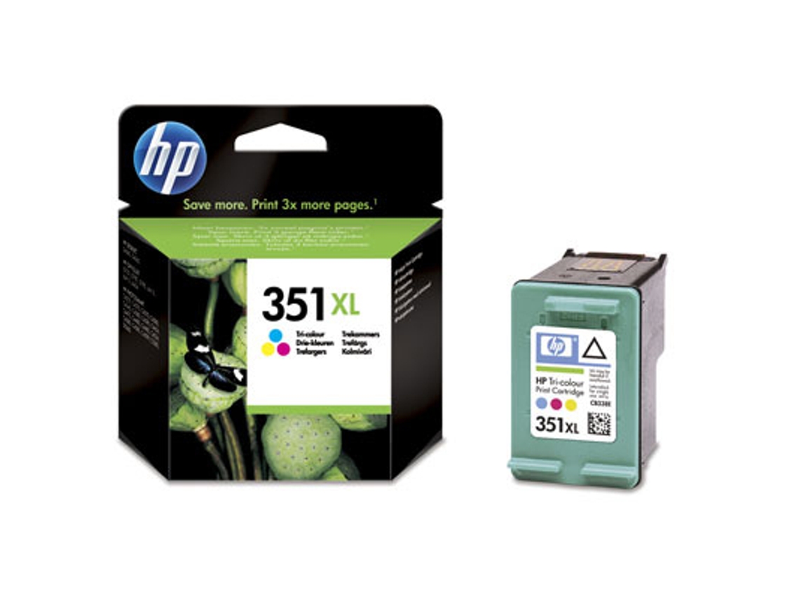 Tinteiro HP 351XL Tricolor (CB338EE)