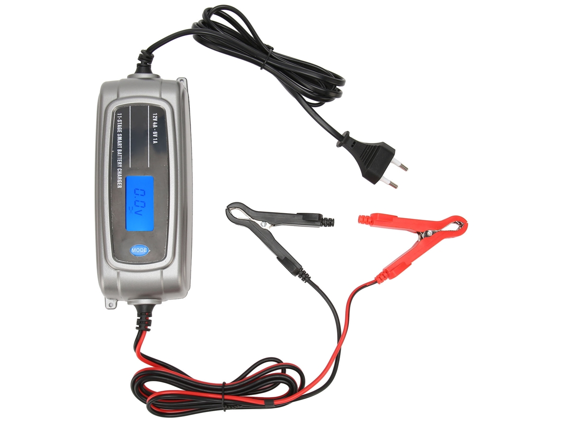 Aetheria carregador Inteligente de Bateria 11 Etapas Lcd com Proteção Forte para Carro 6v 12v
