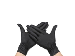 JILLIOPER Luvas de nitrila sem látex para uso médico e laboratorial, luvas de nitrila descartáveis texturizadas com pontas dos dedos e resistência à perfuração,