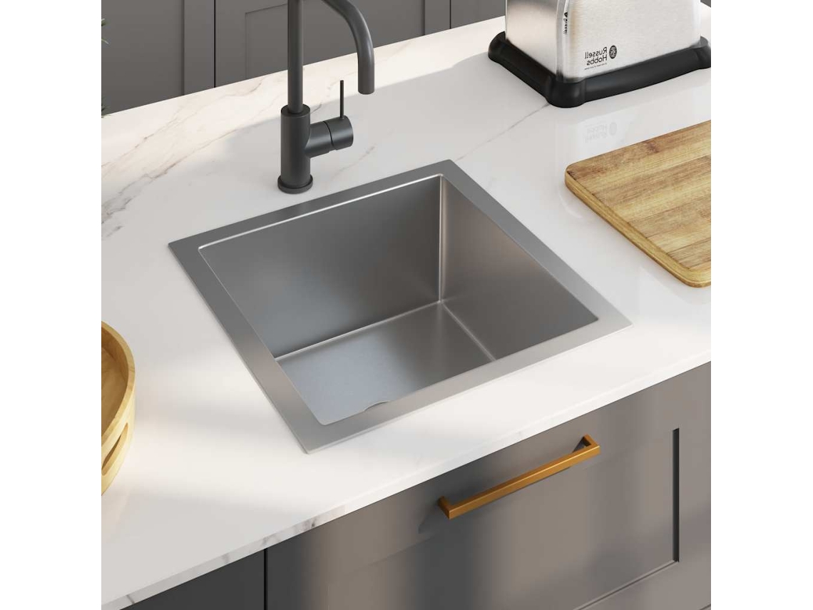 Lava Louã§a De Cozinha Artesanal Aã§o Inoxidãvel DKD HOME DECOR
