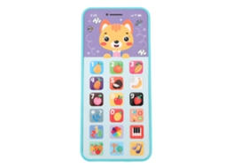 Primerox brinquedo de Celular para Bebê Recarregável com Aprendizagem de Inglês Smart Toy Verde