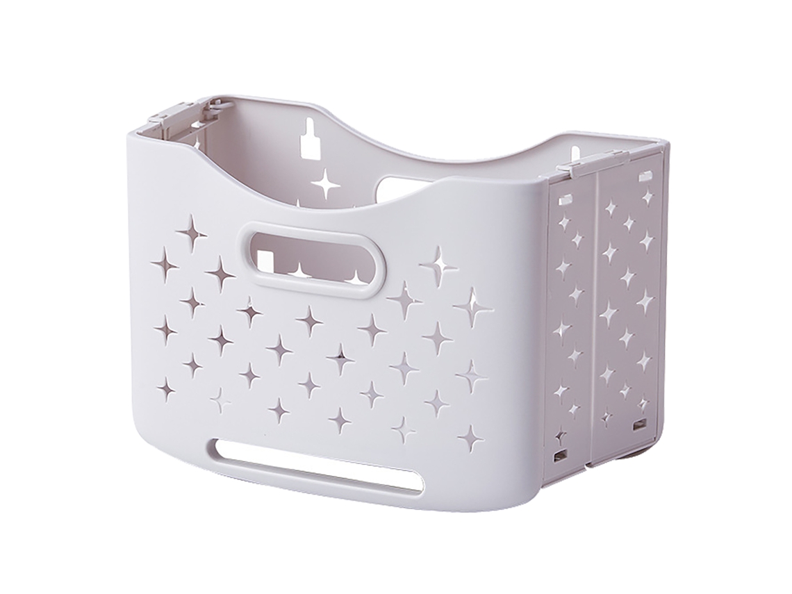 Cesta de Roupa Plegável Branca LAXISCREED