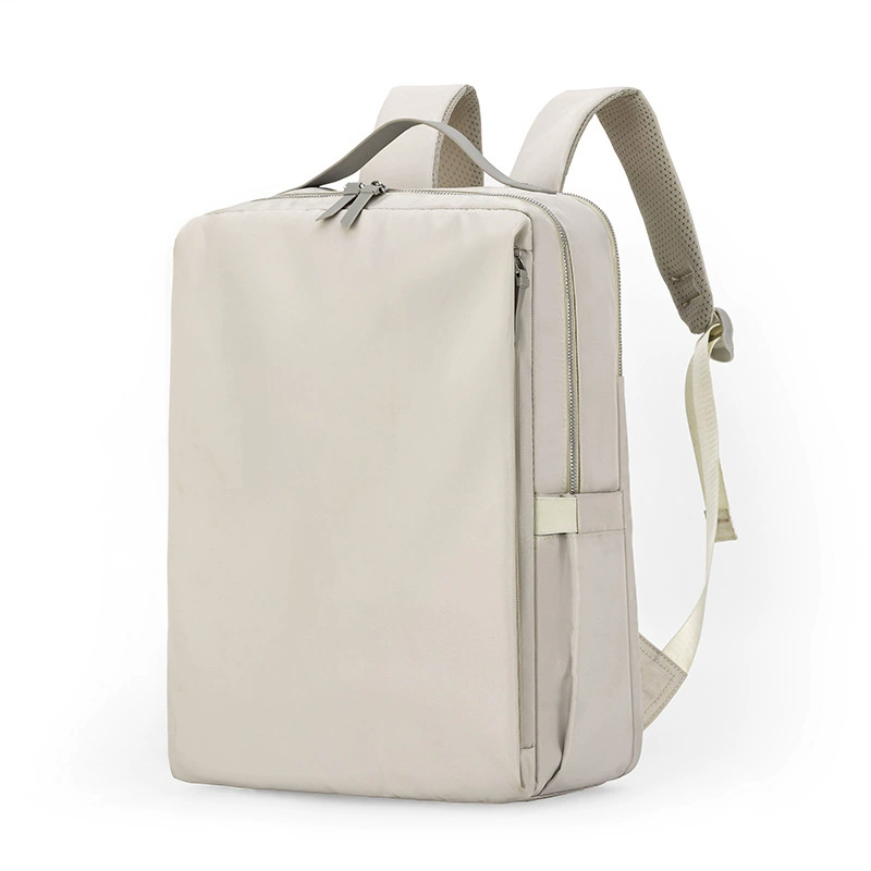 Mochila Feminina Off-white Grande Capacidade Trabalho Amortecimento 15.6 Polegadas Bolsa Notebook Airbag Universitário