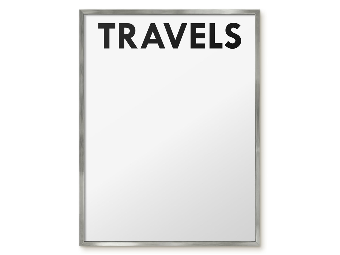 Magnetic Board Travels For The Living Room Espelharte (60x80 Cm)