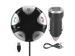 Transmissor FM Bluetooth EOOCOO, com áudio auxiliar