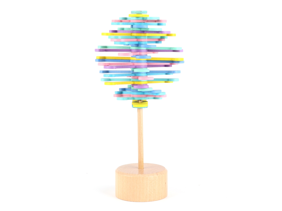 Primerox brinquedo de Madeira Varinha de Alivio de Estresse Sequencial Macaron para Crianças Decoração