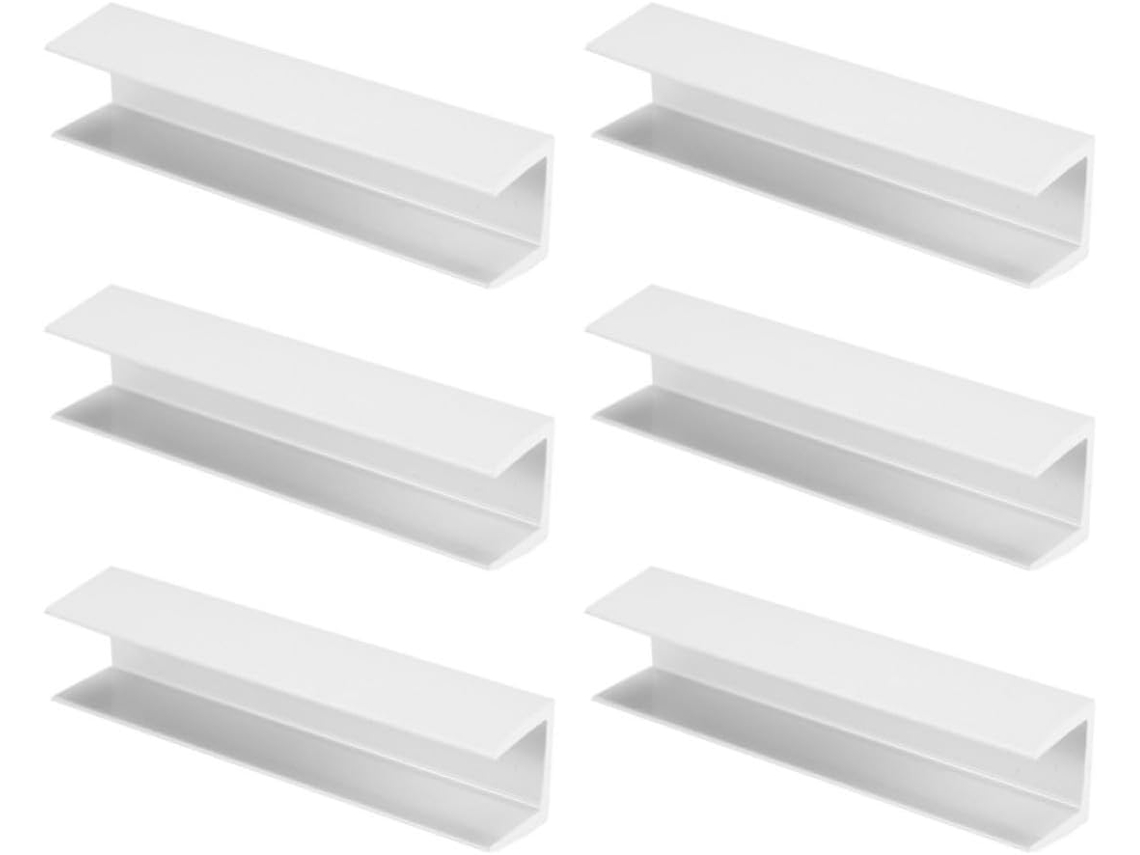 Conjunto De 6 Peças Reforço Para Cercas, Incluindo Suportes Para Portões E De Estimação, Em Pvc, Fáceis De Usar