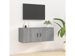 Vidaxl Móvel de Tv de Parede 100x34,5x40 Cm Cinzento Sonoma