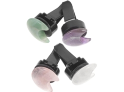 Conjunto de 4 clipes de cristal natural para saída de carro, ambientador Ar De Ferro.