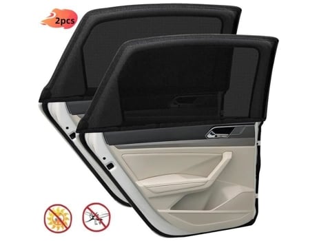 Protetor Solar Para Carro De Bebê Rosedoes Máxima Proteção Uv Preto Janela Traseira Carro