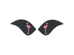 Patch Bordado de Flamingo Roxoequitheme