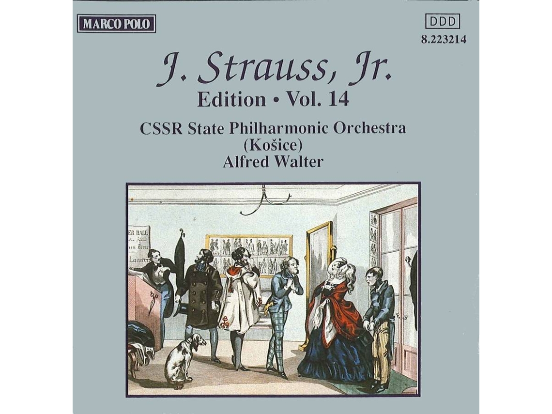 CD Walter,Alfred/CSSR State Philharmonic Orchestra - J.Strauss,Jr.Edition Vol.14 (1CD)