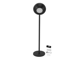 Bj-lâmpada De Escritório Sem Fio Led Giratória 360° Magnética Tática Regulável Recarregável Usb Para Lar Preta