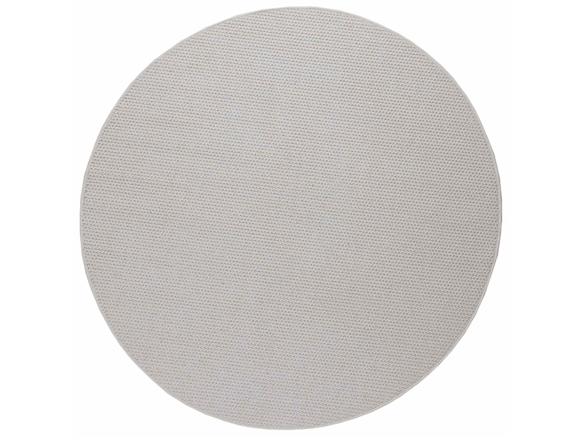 Vidaxl Tapetes De Área Redondo Lugo Creme Ø 160 Cm Poliéster