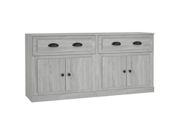 Sideboard, Sideboards Vidaxl Cinzeto Madeira Processada (n/a)