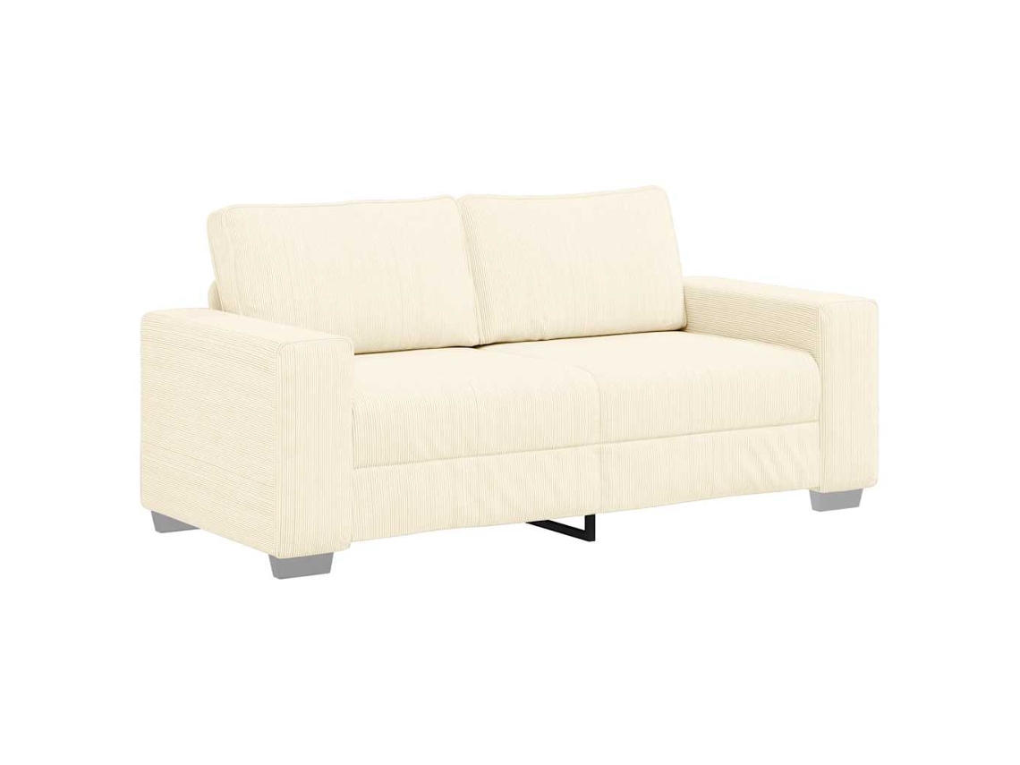 Loveseat Sofa, Loveseat Sofas Vidaxl Creme Tecido (n/a)