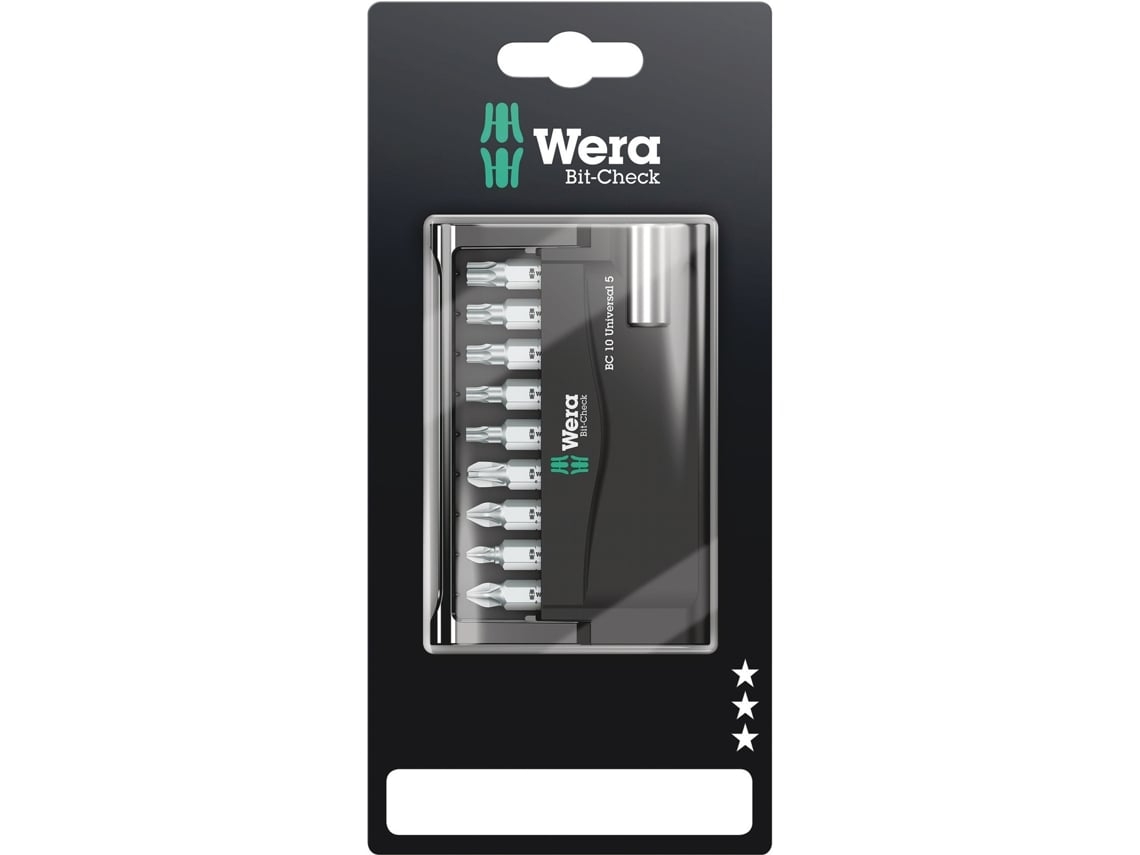 Bit-Check 10 Universal 5 Sb Bit Cases WERA 05073416001