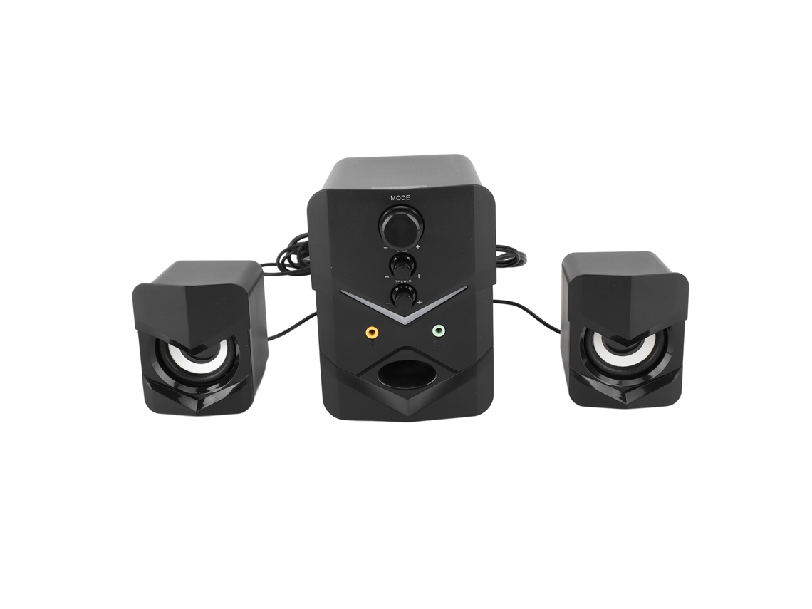 Aetheria alto falante para Computador com Subwoofer Integrado, Conexão Usb e Bluetooth, Preto