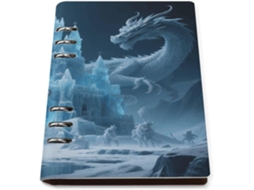 Cold Castle Pasta Planejadora A5 Com 6-argolas, Caderno Profissional Em Couro Com Espiral E Pautas, Pastas Recarregáveis