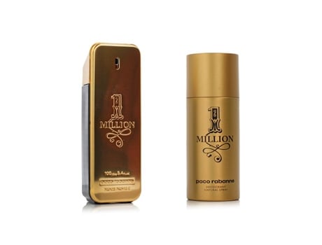 Cofre De Presente Rabanne 1 Million Eau De Toilette 100 Ml Desodorante Spray 150 Ml Homem