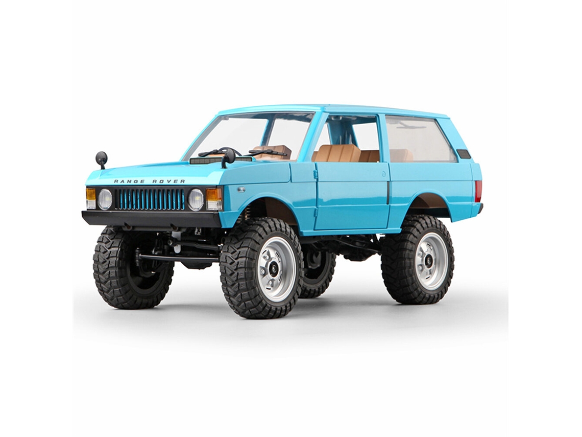 Azulmnrc Mn168 Rtr 1/12 2.4g 4wd Rc Carro Land Rover Luzes Led Off-road Escalada Crawler Rochas Proporcional Total Amortecedores A Óleo Brinquedos