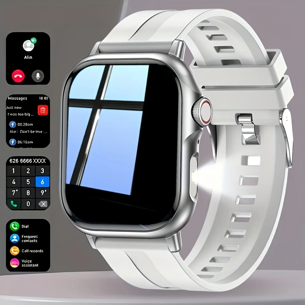 (prateado) Novo Smartwatch Esportivo E Elegante
