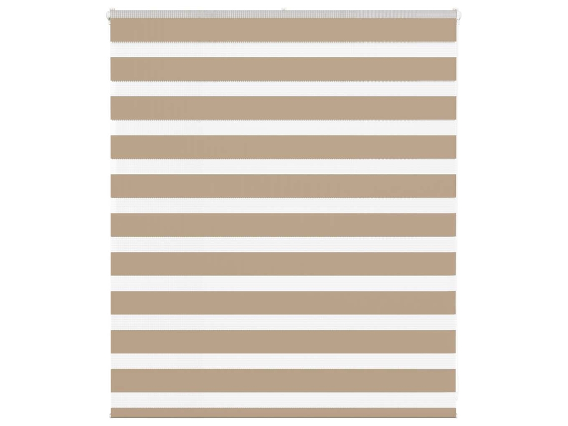 Vidaxl Cortina De Zebra 130x100 Cm Largura Do Tecido 125,9cm Poliéster
