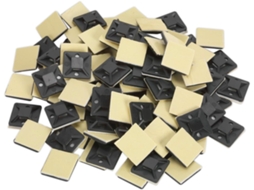 Pacote Com 100 Abraçadeiras Autoadesivas De 30 X 30 Mm