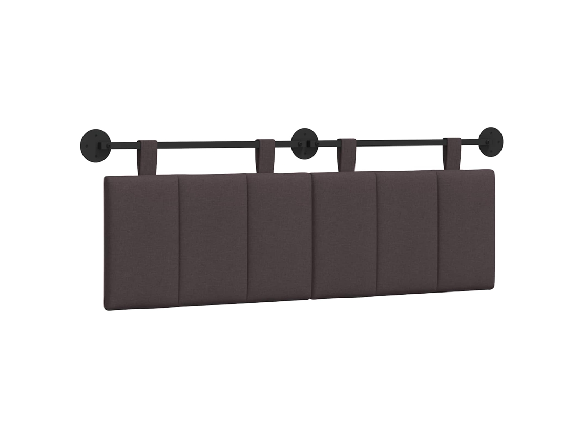 Conjunto 1 Cabeceira Suspensa Vidaxl Castanho Veludo (150 X 55 X 5 Cm)