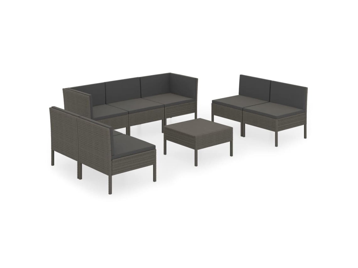 Garden Lounge Set, Garden Lounge Sets Vidaxl Cinzeto Rattan / Vime (n/a)
