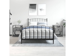 Vidaxl Mesas De Cabeceira 2 Pcs Derivados Madeira Sonoma Cinza