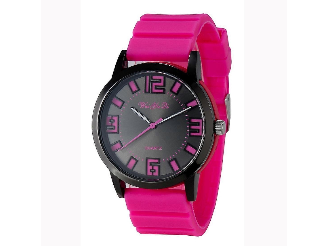 Relógio De Pulso Weiyaqi 891 Fashion Com Pulseira De Silicone.