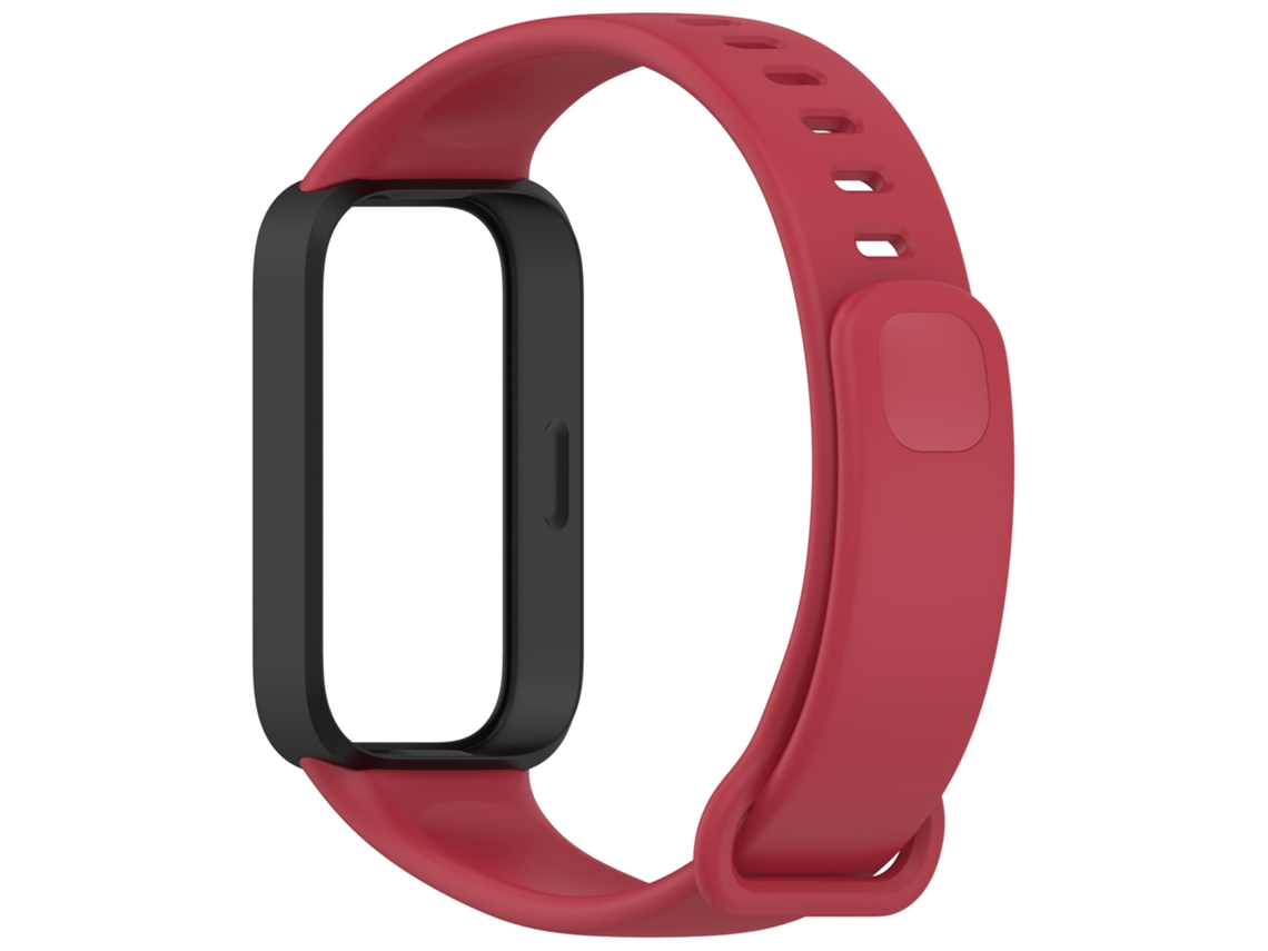 Silicone Replacement Strap para Xiaomi Mi Band 9 Active / Redmi Band 3 Vermelho HEXINYIGJLY