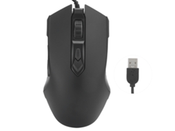 Mouse com Fio USB, RGB, Aj52, Dpi Ajustável, 750-2400, para Desktop, Laptop, Jogos S/MARCA