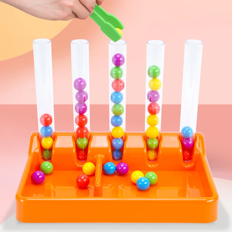 Brinquedo Rainbow Clip, Jogo De Mesa Interativo Para Crianças