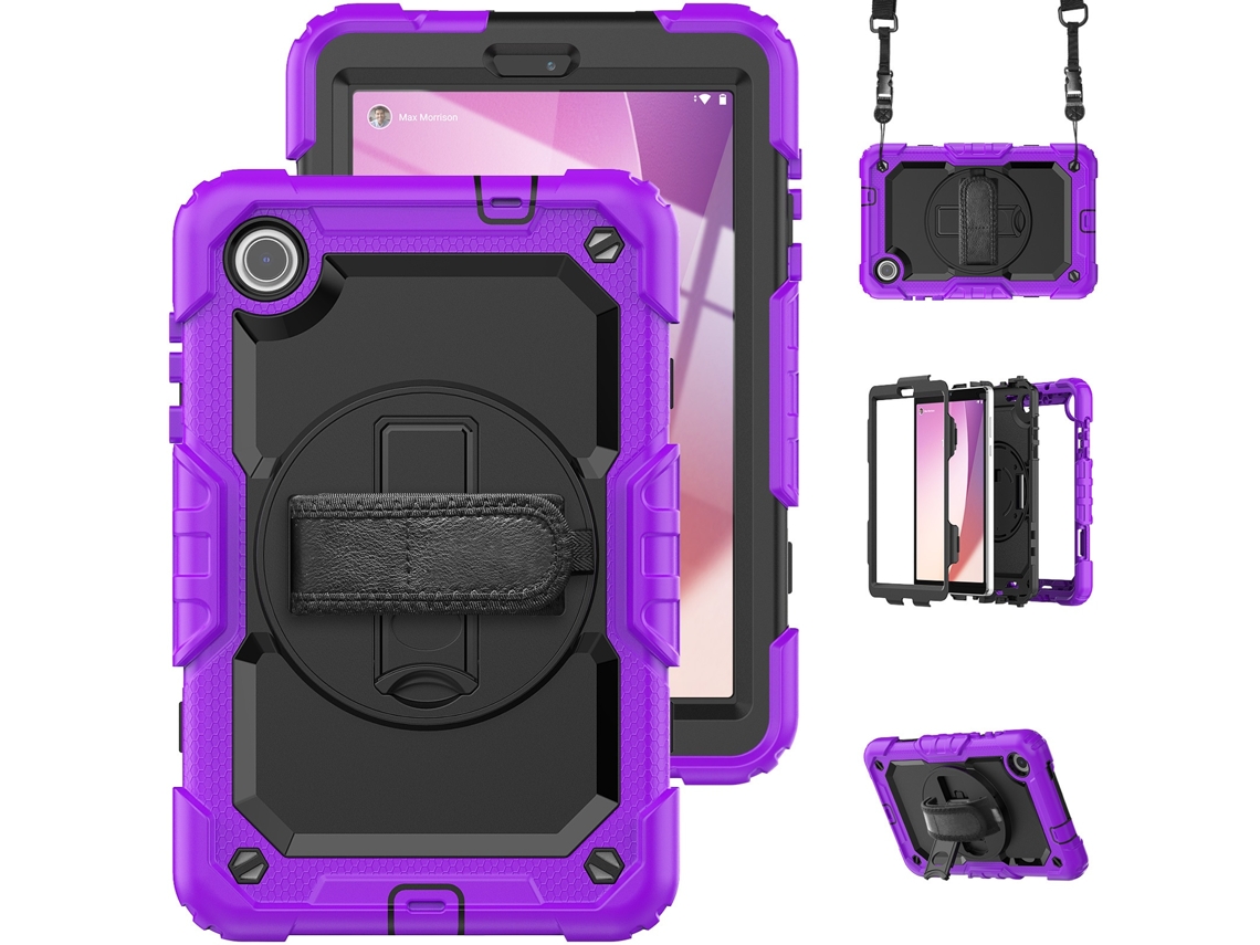 Elysve Suporte 8 Polegadas, Com Suporte E Pega Roxo (tb301fu/300xu/fu)