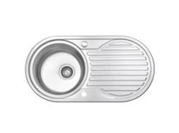 Lava-loiça Jassferry Com 1 Cuba Redonda (aço Inox. - 900 X 470 X 195 Mm)