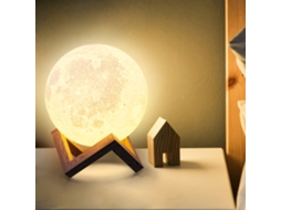 Lâmpada De Lua Para Adultos E Crianças De 4,8 Polegadas, Lâmpada De Lua 3d Para Quarto, Adequada Para Decoração De Quarto Nicecee