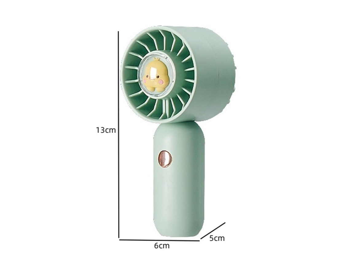 Ventilador Portátil Sem Fio Com Carregamento Usb Para Casa E Mesa
