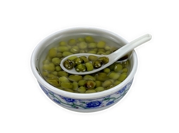 Walshlxq modelo de Comida Miniatura 4cm Simulación Alta Arroz Con Judías Verdes En Taza Decoración para Casas de Muñecas