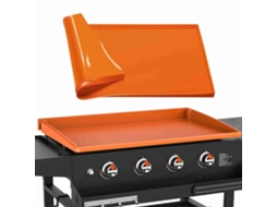 Manta Silicone Alimento Resistente Calor Churrasqueira Laranja 22 Polegadas